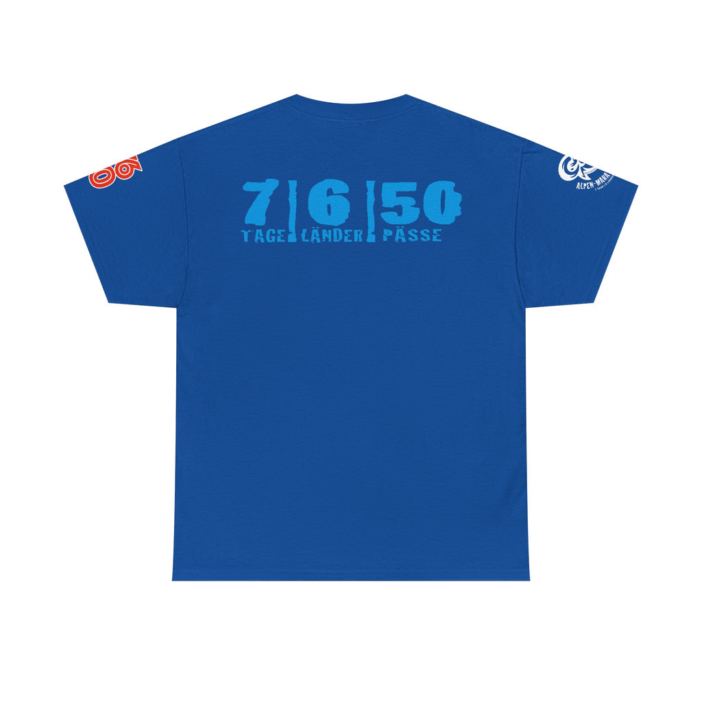 7|6|50 Retro Biker-Tee — 7|6|50 Alpen-Marathon T-Shirt