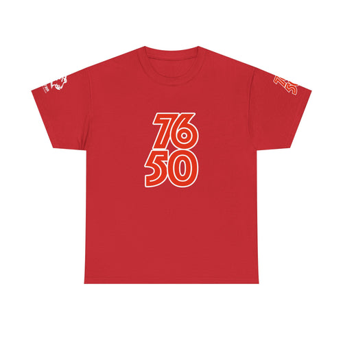 7|6|50 Retro Biker-Tee — 7|6|50 Alpen-Marathon T-Shirt
