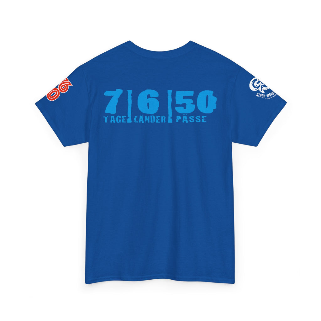 7|6|50 Retro Biker-Tee — 7|6|50 Alpen-Marathon T-Shirt