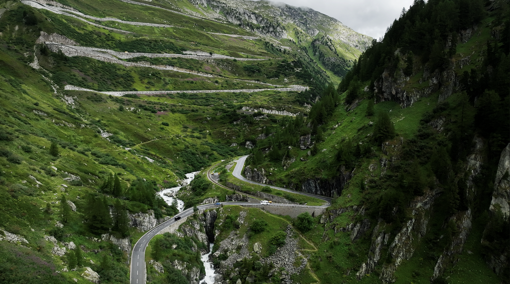 Motorradtour mit 5 Schweizer Alpenpässe-Klassikern.