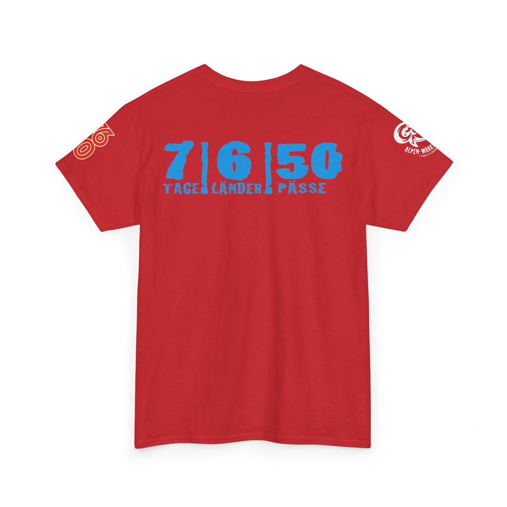 7|6|50 Retro Biker-Tee — 7|6|50 Alpen-Marathon T-Shirt