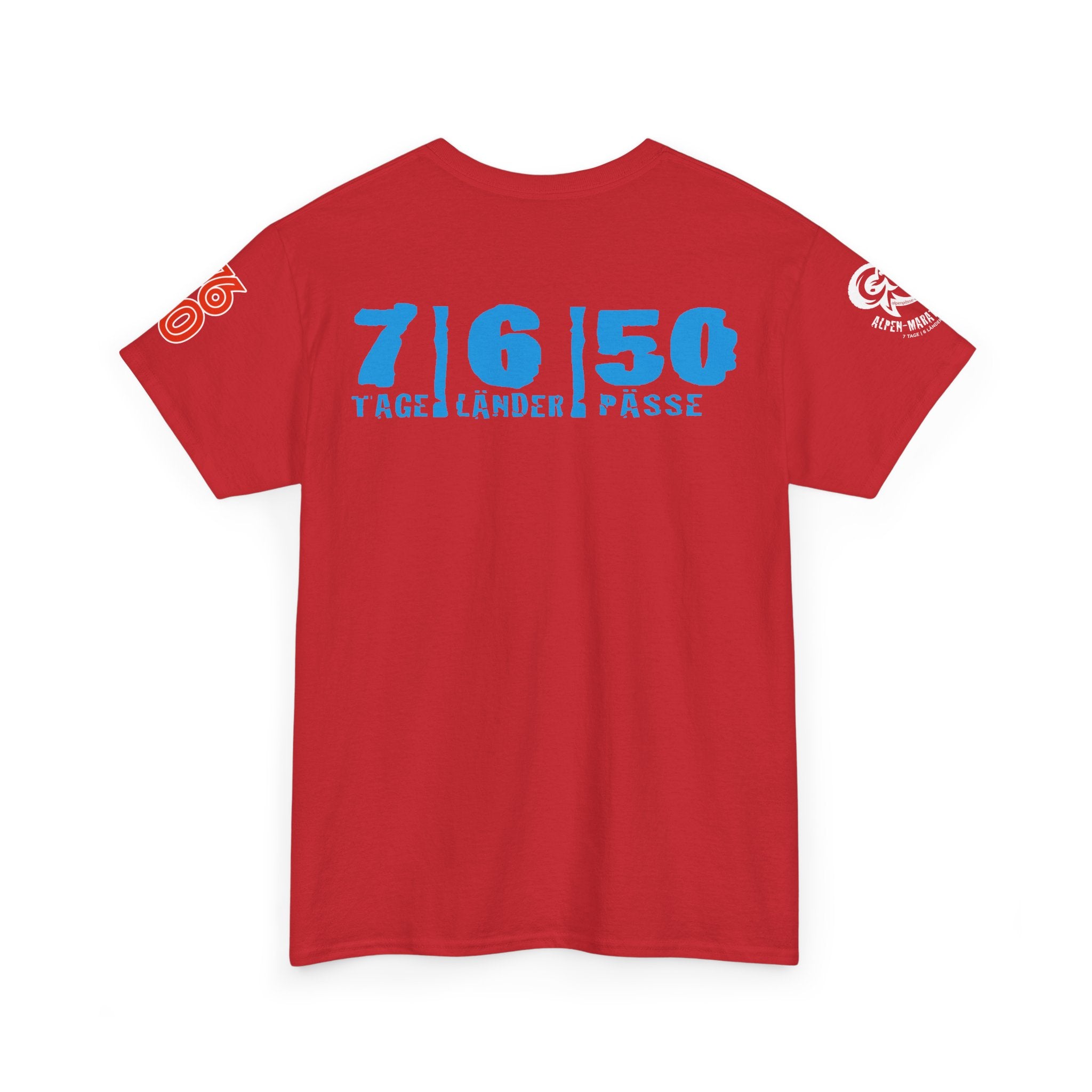 7|6|50 Retro Biker-Tee — 7|6|50 Alpen-Marathon T-Shirt