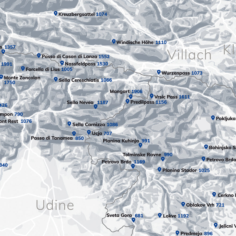 Alpenpässe Poster ORIGINAL