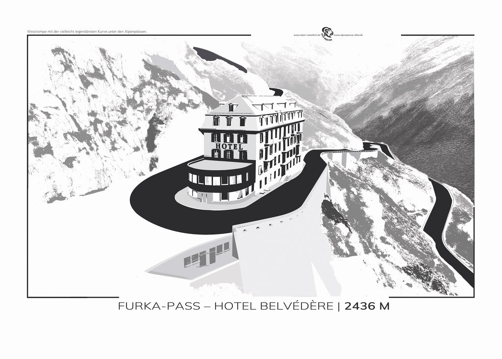Fukapass | Hotel Belvédère als Grafik