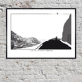 Col du Galibier as a graphic