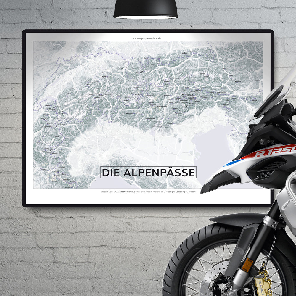 Alpenpässe Poster ORIGINAL