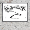 Col de l'Izoard | Route des Grandes Alpes as a graphic