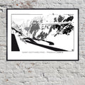 St. Gotthard Pass | Tremola as a graphic